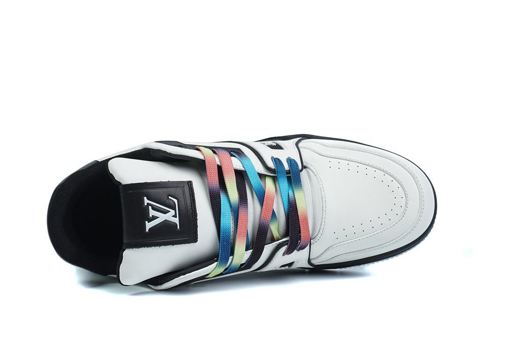 PK god Louis Vuitton LV Trainer #54 Signature White Black retail materials ready to ship